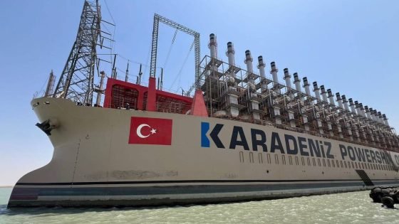 موانئ العراق تؤمن تشغيل محطة عائمة بطاقة 315 ميغاواط
