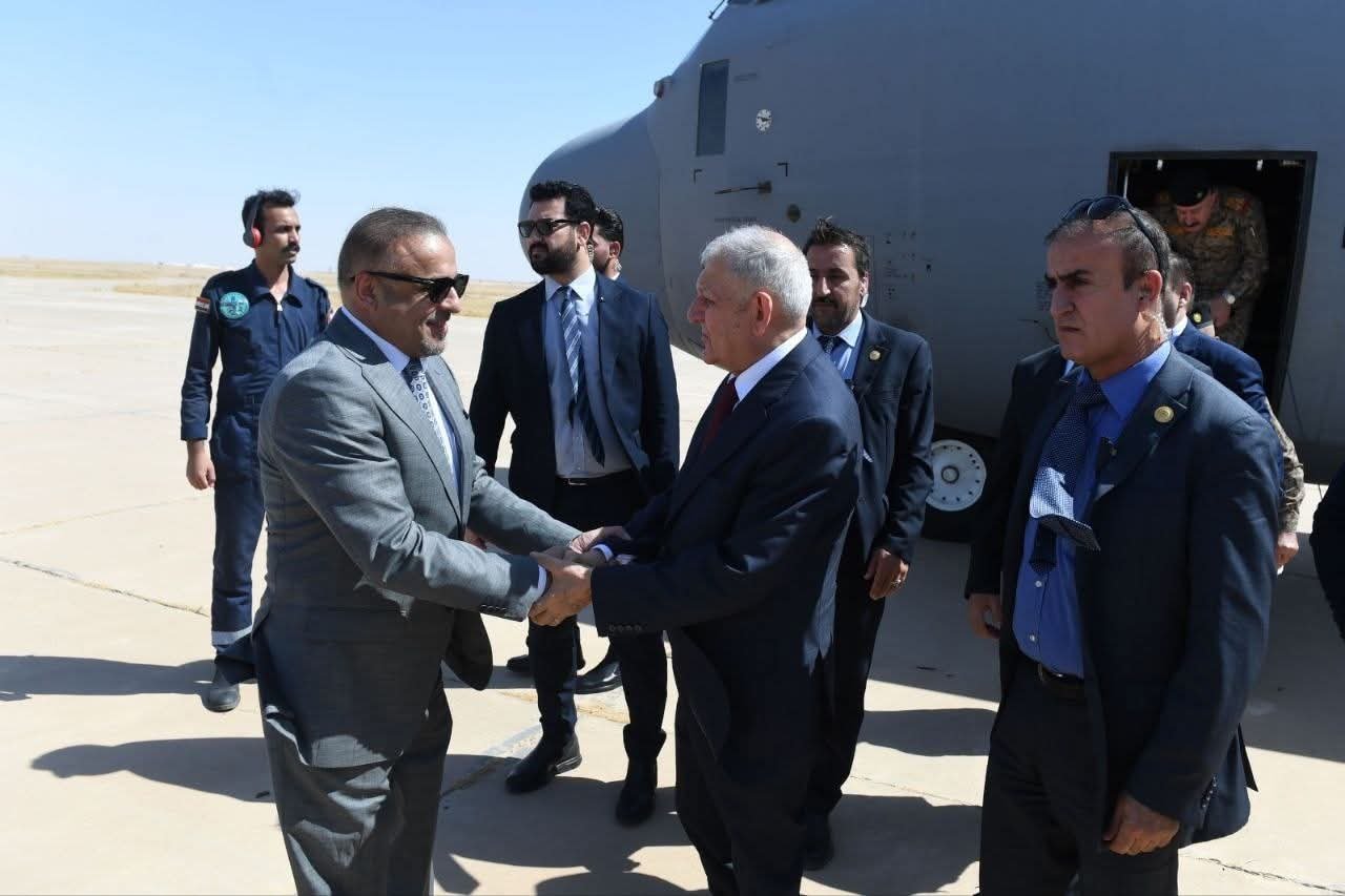 رئيس الجمهورية يصل محافظة صلاح الدين في زيارة رسمية