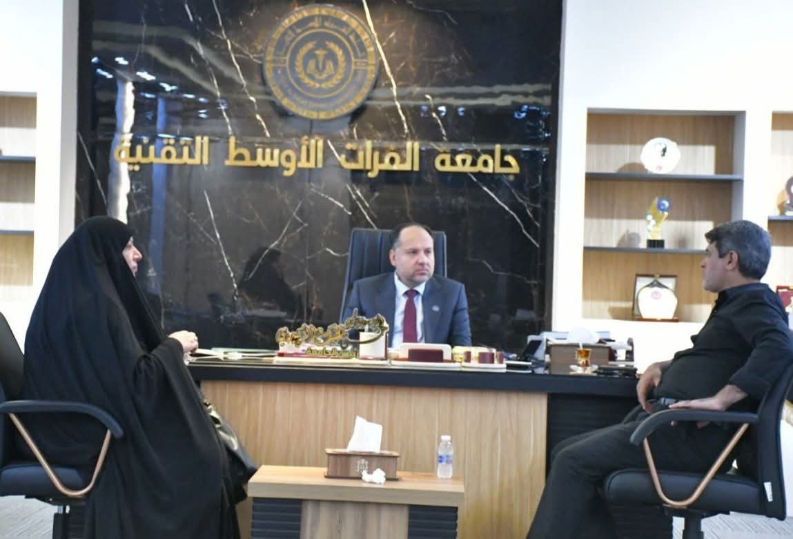 جامعة الفرات الأوسط التقنية تبحث مع كهرباء النجف تعزيز التعاون في مجالات الطاقة والخدمات