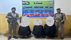 شرطة ميسان توقف مطلقي العيارات النارية خلال تشييع