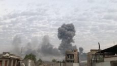 إصابة أربعة من الشرطة الاتحادية بحريق في معسكر الصقر ببغداد