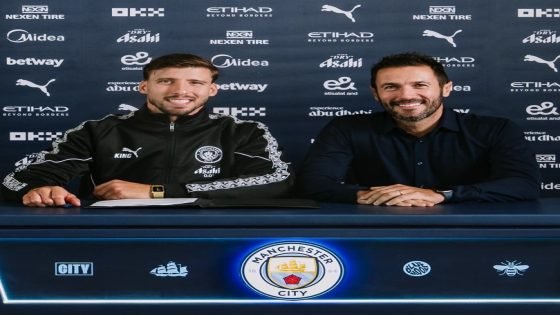 مانشستر سيتي يعلن عن تجديد عقد البرتغالي روبن دياز حتى عام 2029.