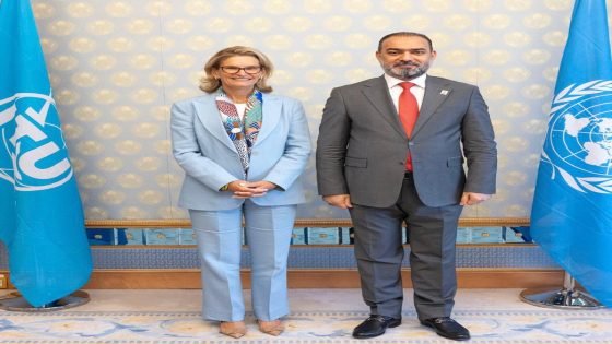 رئيس هيأة الإعلام والاتصالات يبحث مع الأمين العام للاتحاد الدولي تعزيز الشراكة وتنظيم القطاع