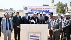 رئيس جامعة الفرات الأوسط التقنية يضع حجر الأساس لمبنى الأقسام الداخلية في المسيب