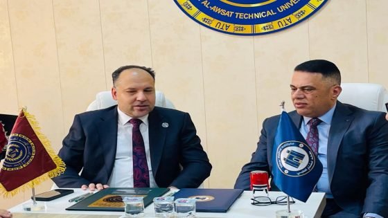 جامعة الفرات الأوسط التقنية توقع اتفاقية تعاون مع معهد عشتار الطبي التقني الأهلي