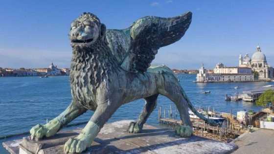 تمثال الأسد المجنح في البندقية يعود إلى أصول صينية