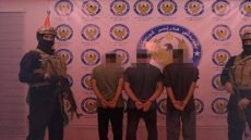  القاء القبض على ثلاثة متهمين قاموا بسرقة الأموال من صناديق المساجد في حلبجه