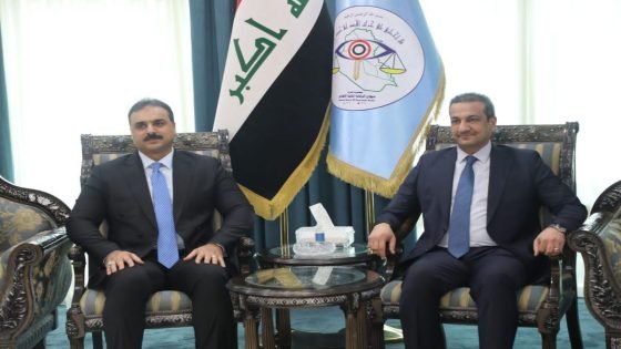 رئيس هيأة المنافذ الحدودية يبحث مع ديوان الرقابة المالية تعزيز التعاون وتكامل الإجراءات