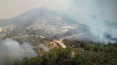 لليوم الثالث.. حرائق ريف اللاذيقية تتواصل وسط صعوبات تتمثّل بسرعة الرياح وتقلبها المستمر ووعورة التضاريس ووجود الألغام