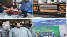 عمليات بغداد تضبط لحوماً ومواد غذائية فاسدة وتعتقل مخالفاً ادخل بضائع ممنوعة في الكرخ والرصافة