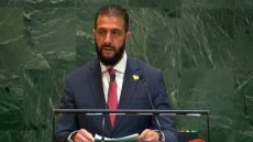 خلال كلمته أمام الجمعية العامة للأمم المتحدة.. الجولاني يشكر السعودية وتركيا وقطر لدعمهم بلاده ويتناسى العراق