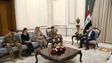 رئيس الجمهورية يؤكد لقائد بعثة الناتو لدى العراق أن البلد يعيش حالة من الأمن والاستقرار وهو مقبل على استحقاق ديمقراطي بإجراء الانتخابات
