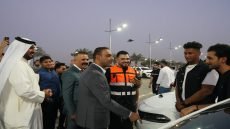 العامري ممثلاً عن العيداني يشارك في استعراض العجلات التراثية على كورنيش البصرة