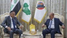 نقيب الصحفيين العراقيين يودع سفير فلسطين ويؤكد التضامن الكامل مع الإعلام الفلسطيني