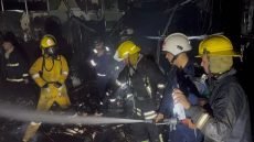 السيطرة على حريق داخل مبنى تجاري في حي الغدير وسط النجف