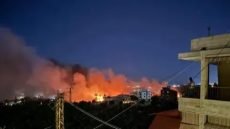 الكيان الصهيوني يشن غارات عنيفة على جنوب لبنان