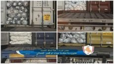 المنافذ الحدودية تحبط تهريب 6 حاويات في ميناء أم قصر الشمالي