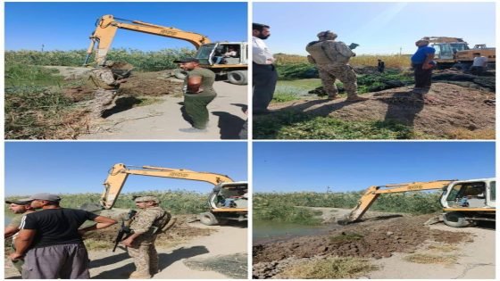 حملة لردم بحيرات الأسماك غير المجازة في محيط العاصمة بغداد من اجل الحفاظ على الحصص المائية المخصصة لسقي المزروعات وتقليل الهدر الحاصل فيها