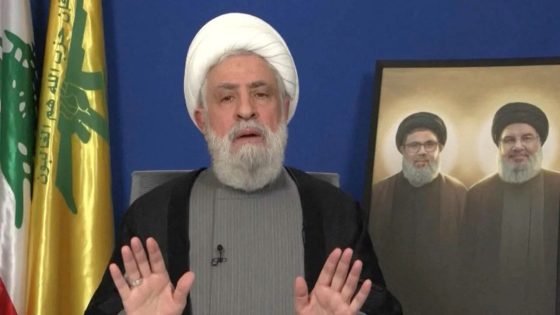 نعيم قاسم يهاجم التدخل الأميركي: واشنطن تسعى لجعل لبنان جزءاً من “إسرائيل الكبرى”