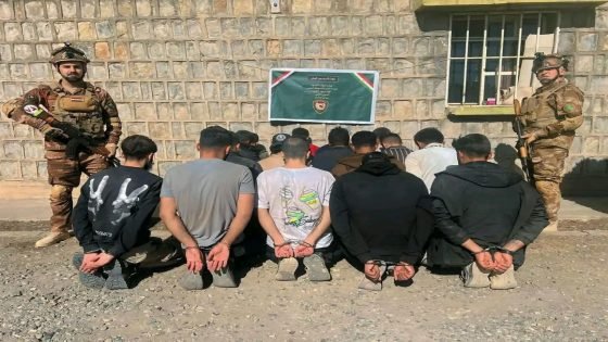 الحدود تلقي القبض على 22 متسللاً في السليمانية وواسط