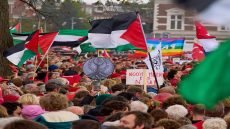 تظاهرات تجتاح شوارع المدن الاوروبية دعماً للفلسطينيين.