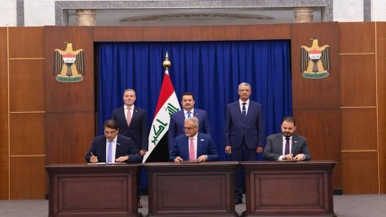 ئيس الوزراء يرعى مراسم توقيع اتفاقية مبادئ بين وزارة النفط وشركة اكسون موبيل الأمريكية