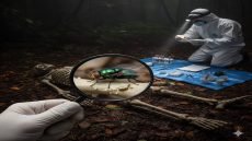 عندما يصبح الذباب شاهد الجرمية الوحيد..