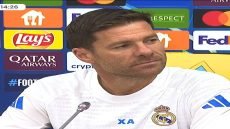 مدرب ريال مدريد “تشابي ألونسو”: رغبتي هي الفوز على برشلونة غدًا فهذه المباراة لها طعم خاص بالنسبة لنا وهي الأهم في هذه المرحلة.