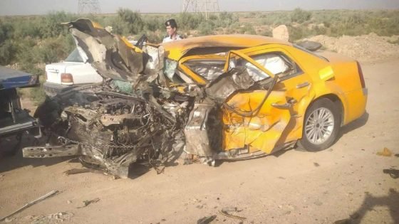 حادثا سير في ذي قار يخلفان ستة ضحايا بينهم غواصان من فريق إنقاذ بغداد