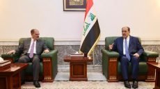 المالكي خلال لقائه نقيب الصحفيين العراقيين يشيد بالدور الوطني والمهني  لنقابة الصحفيين 