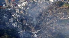 حريق ضخم يجتاح جنوب اليابان ويتسبب بتدمير أكثر من 170 بناية ووفاة شخص واحد