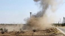 إصابة منتسب من حرس الحدود بانفجار لغم من المخلفات الحربية القديمة