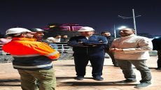 العامري يتابع الأعمال الفنية لاحتفالات رأس السنة في شارع الكورنيش