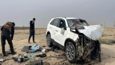 مصرع شخصين وإصابة ثالث بحادث سير مروّع شمال الناصرية