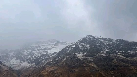 الأبيض يحل على جومان.. أول تساقط للثلوج يزين جبال إقليم كردستان