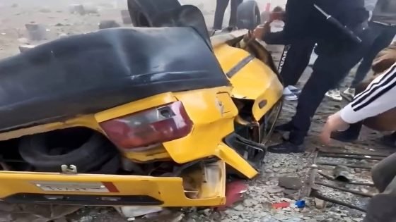 مصرع رجل خمسيني اثر سقوط سيارته من أعلى جسر الشعلة في بغداد بسبب الضباب 