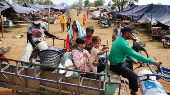 نزوح أكثر من نصف مليون شخص بسبب اشتباكات دامية بين كمبوديا وتايلاند