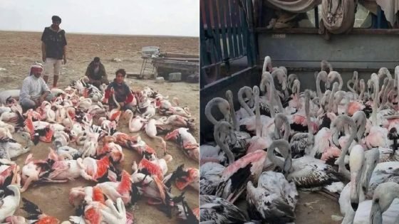 ناشطون يحذرون من تصاعد الصيد الجائر لطائر الفلامنغو في أهوار جنوب العراق