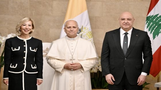 البابا لاوون الرابع عشر يحمل في زيارته إلى لبنان رسالة للوحدة ويبدأ يومه الثاني بحج إلى ضريح القديس شربل