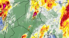 سحب رعدية ممطرة تتوجه نحو بغداد