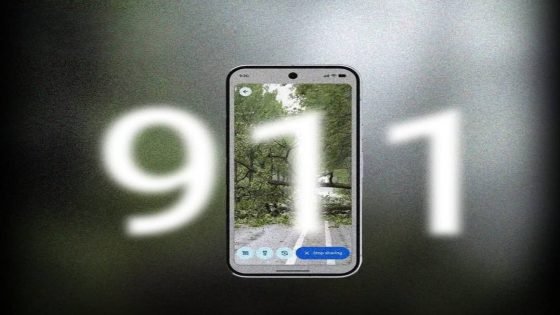 ميزة جديدة في أندرويد تتيح للمستخدمين مشاركة فيديو مباشر اثناء مكالمات الطوارئ 911.