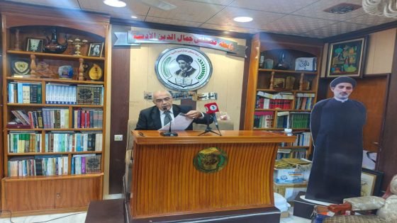 احتفت رابطة مصطفى جمال الدين الادبية وسط جمهور من ادباء البصرة ومثقفيها مساء الاحد الموافق ٢١ / ١٢ / ٢٠٢٥ بالأديب د. إسماعيل مروة