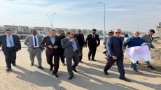 مدير هيئة الحشد الشعبي في البصرة يتفقد مقاطعة (55) تمهيدًا لتوزيعها على عوائل الشهداء