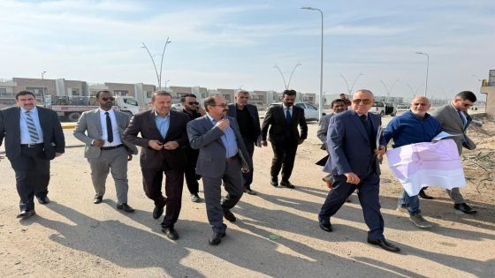 مدير هيئة الحشد الشعبي في البصرة يتفقد مقاطعة (55) تمهيدًا لتوزيعها على عوائل الشهداء