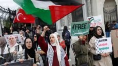 مسيرة حاشدة في إسطنبول تضامنًا مع فلسطين
