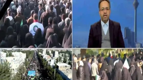 مسيرات حاشدة في مدن إيرانية بدعوة رسمية تندد بالاضطرابات وسط قطع الإنترنت وتصاعد التحذيرات الإقليمية