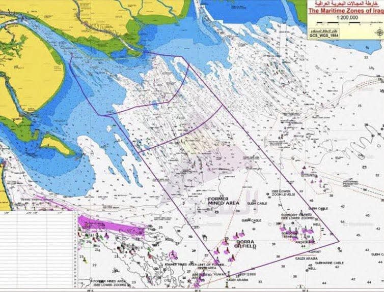 خارطة العراق البحرية… سيادة وتحديات