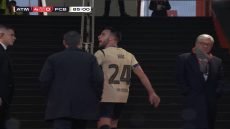 ايريك غارسيا بعد مباراة الامس شتم سيميوني بعد خروجه مطرودًا من الملعب.