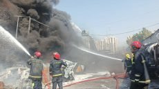 مديرية الدفاع المدني: إخماد حريق كراج تصليح السيارات في العلاوي دون تسجيل أي إصابات بشرية