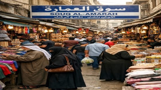 إقبال المواطنين على شراء المواد الغذائية في ميسان وسط مخاوف من الأوضاع الراهنة